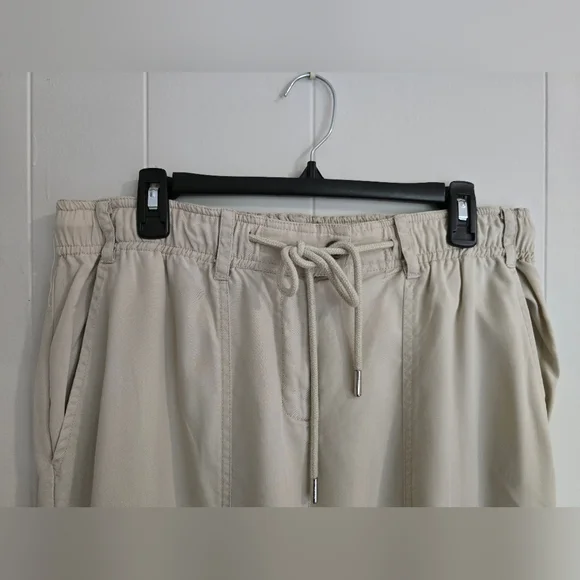 NWT Quince Vintage Wash Tencel Drawstring Cargo Pants - Picture 5 of 13